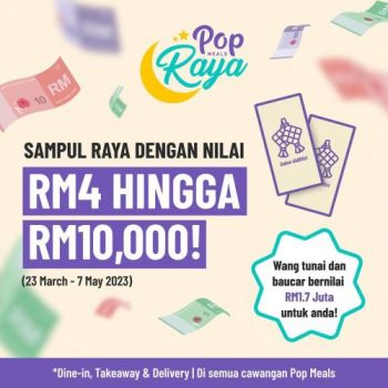 Pop-Meals-Free-Raya-Packet-Promotion-350x350 - Beverages Food , Restaurant & Pub Johor Kedah Kelantan Kuala Lumpur Melaka Negeri Sembilan Pahang Penang Perak Perlis Promotions & Freebies Putrajaya Sabah Sarawak Selangor Terengganu 