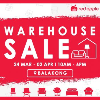 Red-Apple-Furniture-Warehouse-Sale-at-Balakong-Industrial-Park-350x350 - Beddings Furniture Home & Garden & Tools Office Furniture Selangor Warehouse Sale & Clearance in Malaysia 