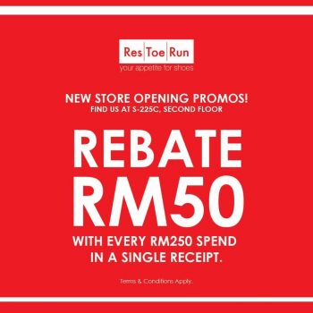 ResToeRun-Opening-Promotions-at-Gardens-Mall-350x350 - Fashion Accessories Fashion Lifestyle & Department Store Footwear Kuala Lumpur Promotions & Freebies Selangor 