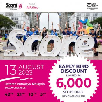 SCORE-Marathon-2023-by-AIA-Vitality-Early-Bird-Sale-350x350 - Johor Kedah Kelantan Kuala Lumpur Malaysia Sales Melaka Negeri Sembilan Online Store Pahang Penang Perak Perlis Putrajaya Sabah Sarawak Selangor Terengganu 