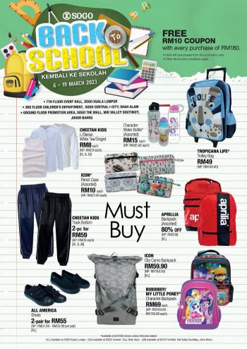 SOGO-Back-To-School-Sale-350x495 - Johor Kuala Lumpur Malaysia Sales Selangor Supermarket & Hypermarket 