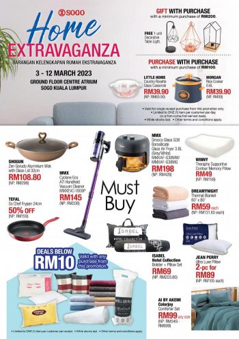 SOGO-Home-Extravaganza-Promotion-350x495 - Kuala Lumpur Promotions & Freebies Selangor Supermarket & Hypermarket 