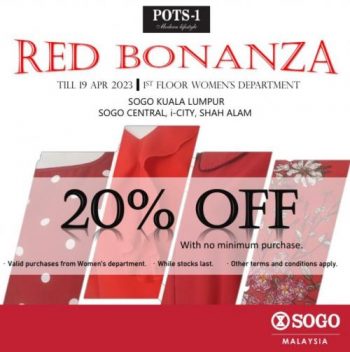 SOGO-Red-Bonanza-Raya-Promotion-350x352 - Apparels Fashion Accessories Fashion Lifestyle & Department Store Kuala Lumpur Promotions & Freebies Selangor Supermarket & Hypermarket 