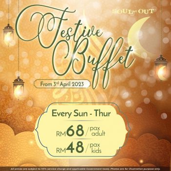 SOULed-OUT-Festive-Buffet-Deal-350x350 - Beverages Buffet Food , Restaurant & Pub Kuala Lumpur Promotions & Freebies Selangor 