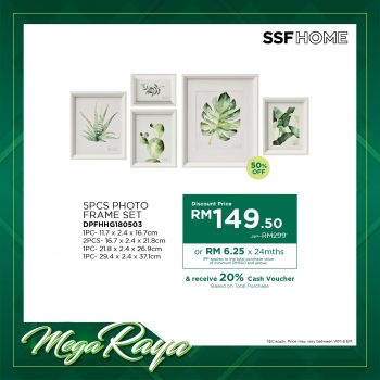 SSF-Home-Mega-Raya-Deal-3-1-350x350 - Beddings Furniture Home & Garden & Tools Home Decor Johor Kedah Kelantan Kuala Lumpur Melaka Negeri Sembilan Pahang Penang Perak Perlis Promotions & Freebies Putrajaya Sabah Sarawak Selangor Terengganu 