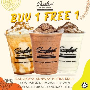 Sangkaya-Buy-1-Free-1-Promo-at-Sunway-Putra-Mall-350x350 - Beverages Food , Restaurant & Pub Kuala Lumpur Promotions & Freebies Selangor 