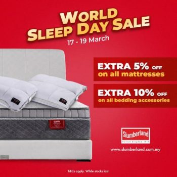 Slumberland-World-Sleep-Day-Promotion-350x350 - Beddings Home & Garden & Tools Johor Kedah Kelantan Kuala Lumpur Mattress Melaka Negeri Sembilan Online Store Pahang Penang Perak Perlis Promotions & Freebies Putrajaya Sabah Sarawak Selangor Terengganu 