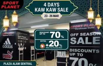 Sport-Planet-4-Days-Kaw-Kaw-Sale-at-Plaza-Alam-Sentral-350x225 - Apparels Fashion Accessories Fashion Lifestyle & Department Store Footwear Malaysia Sales Selangor Sportswear 