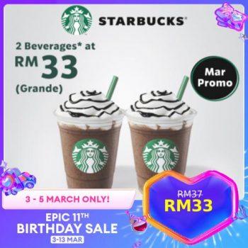 Starbucks-Lazada-3.3-Sale-4-350x350 - Beverages Food , Restaurant & Pub Johor Kedah Kelantan Kuala Lumpur Malaysia Sales Melaka Negeri Sembilan Pahang Penang Perak Perlis Putrajaya Sabah Sarawak Selangor Terengganu 