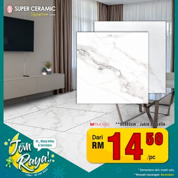 Super-Ceramic-Tiles-Raya-Promotion-4-350x350 - Building Materials Home & Garden & Tools Home Hardware Johor Kedah Kelantan Kuala Lumpur Melaka Negeri Sembilan Online Store Pahang Penang Perak Perlis Promotions & Freebies Putrajaya Sabah Sanitary & Bathroom Sarawak Selangor Terengganu 