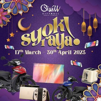 Syok-Raya-Deals-at-Quill-City-Mall-350x350 - Kuala Lumpur Others Promotions & Freebies Sales Happening Now In Malaysia Selangor 