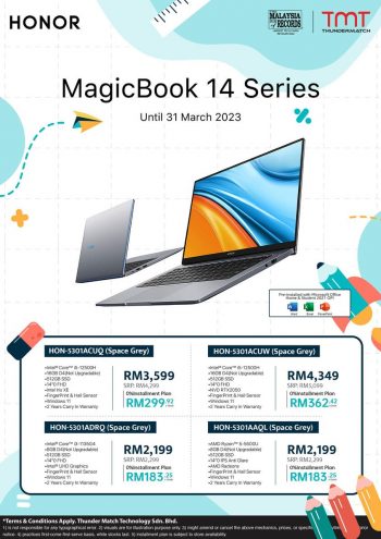 TMT-Honor-MagicBook-14-Seriesv-350x495 - Computer Accessories Electronics & Computers IT Gadgets Accessories Johor Kedah Kelantan Kuala Lumpur Laptop Melaka Negeri Sembilan Pahang Penang Perak Perlis Promotions & Freebies Putrajaya Sabah Sarawak Selangor Terengganu 