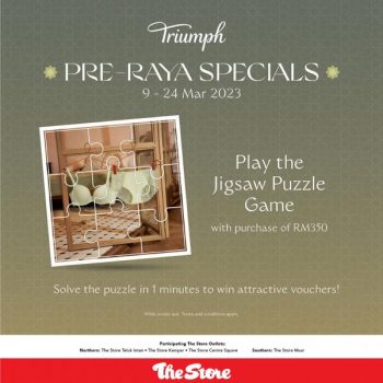The-Store-Triumph-Pre-Raya-Promotion-350x350 - Johor Kedah Perak Promotions & Freebies Sales Happening Now In Malaysia Supermarket & Hypermarket 