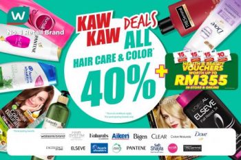 Watsons-Hair-Care-Color-40-off-Promotion-350x233 - Beauty & Health Hair Care Johor Kedah Kelantan Kuala Lumpur Melaka Negeri Sembilan Online Store Pahang Penang Perak Perlis Promotions & Freebies Putrajaya Sabah Sarawak Selangor Terengganu 