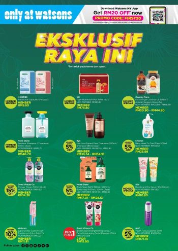 Watsons-Hari-Raya-Promotion-Catalogue-24-350x495 - Beauty & Health Cosmetics Health Supplements Johor Kedah Kelantan Kuala Lumpur Melaka Negeri Sembilan Online Store Pahang Penang Perak Perlis Personal Care Promotions & Freebies Putrajaya Sabah Sarawak Selangor Skincare Terengganu 