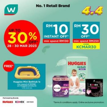 Watsons-Kimberly-Clark-Promotion-350x350 - Baby & Kids & Parenting Babycare Beauty & Health Health Supplements Johor Kedah Kelantan Kuala Lumpur Melaka Negeri Sembilan Online Store Pahang Penang Perak Perlis Personal Care Promotions & Freebies Putrajaya Sabah Sarawak Selangor Terengganu 