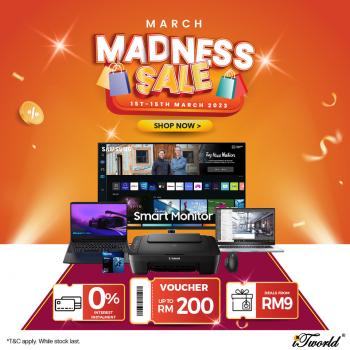 iTworld-March-Madness-Sale-350x350 - Computer Accessories Electronics & Computers IT Gadgets Accessories Johor Kedah Kelantan Kuala Lumpur Laptop Malaysia Sales Melaka Negeri Sembilan Online Store Pahang Penang Perak Perlis Putrajaya Sabah Sarawak Selangor Terengganu 