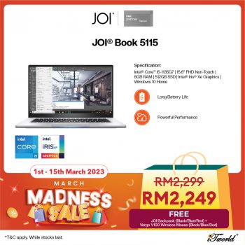 iTworld-March-Madness-Sale-7-350x350 - Computer Accessories Electronics & Computers IT Gadgets Accessories Johor Kedah Kelantan Kuala Lumpur Laptop Malaysia Sales Melaka Negeri Sembilan Online Store Pahang Penang Perak Perlis Putrajaya Sabah Sarawak Selangor Terengganu 