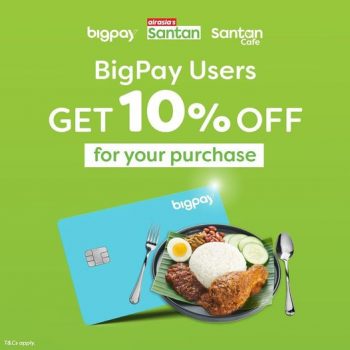 BigPay-Santan-Promo-350x350 - Beverages Food , Restaurant & Pub Johor Kedah Kelantan Kuala Lumpur Melaka Negeri Sembilan Pahang Penang Perak Perlis Promotions & Freebies Putrajaya Sabah Sarawak Selangor Terengganu 