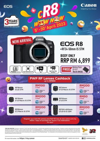 Canon-Aprils-Wow-Now-Promo-350x495 - Cameras Electronics & Computers Johor Kedah Kelantan Kuala Lumpur Melaka Negeri Sembilan Pahang Penang Perak Perlis Promotions & Freebies Putrajaya Sabah Sarawak Selangor Terengganu 