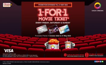 Dadi-Cinema-1-for-1-Movie-Tickets-Deal-350x217 - Cinemas Johor Kedah Kelantan Kuala Lumpur Melaka Movie & Music & Games Negeri Sembilan Pahang Penang Perak Perlis Promotions & Freebies Putrajaya Sabah Sarawak Selangor Terengganu 