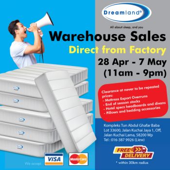 Dreamland-Warehouse-Sale-350x350 - Beddings Home & Garden & Tools Kuala Lumpur Mattress Selangor Warehouse Sale & Clearance in Malaysia 