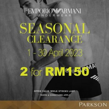 Emporio-Armani-Underwear-Clearance-Sale-at-Parkson-Elite-Pavilion-KL-350x350 - Fashion Accessories Fashion Lifestyle & Department Store Kuala Lumpur Selangor Underwear Warehouse Sale & Clearance in Malaysia 