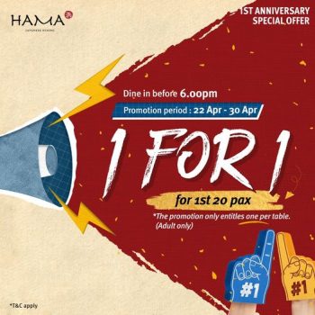 Hama-Japanese-Dining-Early-Bird-Dinner-Special-350x350 - Beverages Food , Restaurant & Pub Kuala Lumpur Promotions & Freebies Selangor 