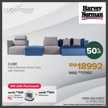 Harvey-Norman-Cubo-Rosso-Sofas-Promo-2-350x350 - Furniture Home & Garden & Tools Home Decor Johor Kedah Kelantan Kuala Lumpur Melaka Negeri Sembilan Online Store Pahang Penang Perak Perlis Promotions & Freebies Putrajaya Sabah Sarawak Selangor Terengganu 