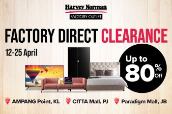 Harvey-Norman-Factory-Direct-Clearance-Sale-350x232 - Electronics & Computers Furniture Home & Garden & Tools Home Appliances Home Decor Johor Kitchen Appliances Kuala Lumpur Selangor Warehouse Sale & Clearance in Malaysia 