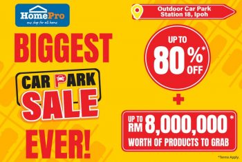 HomePro-Biggest-Car-Park-Sale-Ever-350x235 - Electronics & Computers Furniture Home & Garden & Tools Home Appliances Home Decor IT Gadgets Accessories Perak Warehouse Sale & Clearance in Malaysia 