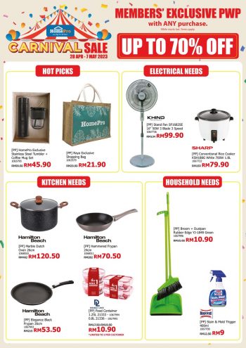 HomePro-Carnival-Sale-PWP-Promotion-350x495 - Electronics & Computers Furniture Home & Garden & Tools Home Appliances Johor Kedah Kelantan Kitchenware Kuala Lumpur Melaka Negeri Sembilan Pahang Penang Perak Perlis Promotions & Freebies Putrajaya Sabah Sarawak Selangor Terengganu 