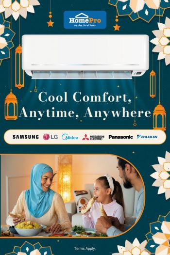 HomePro-Cool-Comfort-Anytime-Anywhere-Deal-350x526 - Electronics & Computers Home Appliances Johor Kedah Kelantan Kitchen Appliances Kuala Lumpur Melaka Negeri Sembilan Online Store Pahang Penang Perak Perlis Promotions & Freebies Putrajaya Sabah Sarawak Selangor Terengganu 