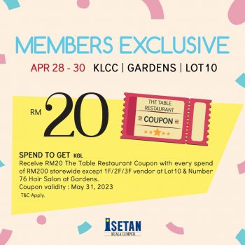 Isetan-Members-Perks-Fest-1-350x350 - Kuala Lumpur Promotions & Freebies Selangor Supermarket & Hypermarket 