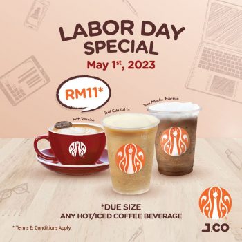 J.CO-Labour-Day-Special-350x350 - Beverages Food , Restaurant & Pub Promotions & Freebies 