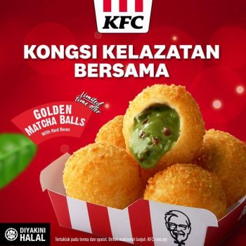 KFC-Golden-Matcha-Balls-Special-350x350 - Beverages Food , Restaurant & Pub Johor Kedah Kelantan Kuala Lumpur Melaka Negeri Sembilan Pahang Penang Perak Perlis Promotions & Freebies Putrajaya Sabah Sarawak Selangor Terengganu 