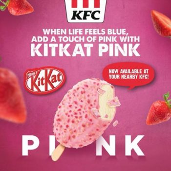 KFC-KitKat-Pink-Ice-Cream-Special-350x350 - Beverages Food , Restaurant & Pub Johor Kedah Kelantan Kuala Lumpur Melaka Negeri Sembilan Pahang Penang Perak Perlis Promotions & Freebies Putrajaya Sabah Sarawak Selangor Terengganu 