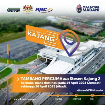 KTM-FREE-fare-from-Kajang-Station-2-to-Any-Destination-350x350 - Johor Kedah Kelantan Kuala Lumpur Melaka Negeri Sembilan Online Store Others Pahang Penang Perak Perlis Promotions & Freebies Putrajaya Sabah Sarawak Selangor Terengganu 