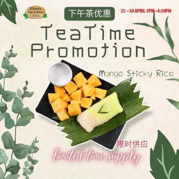 Khunya-Thai-Kitchen-TeaTime-Promo-2-350x350 - Beverages Food , Restaurant & Pub Johor Promotions & Freebies 
