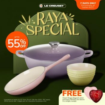 Le-Creusets-Raya-Special-Promotion-at-Isetan-KLCC-350x350 - Home & Garden & Tools Kitchenware Kuala Lumpur Promotions & Freebies Selangor 