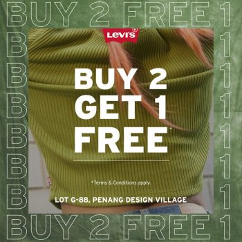 Levis-Buy-2-Free-1-Promotion-at-Design-Village-Outlet-Mall-1-350x350 - Apparels Fashion Accessories Fashion Lifestyle & Department Store Penang Promotions & Freebies 