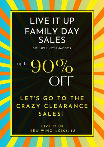 Live-it-Up-Family-Day-Sales-350x495 - Home & Garden & Tools Home Decor Kitchenware Selangor Warehouse Sale & Clearance in Malaysia 