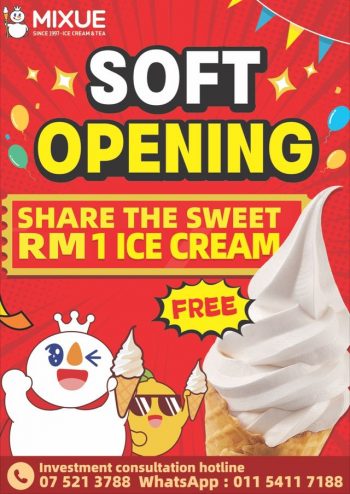 MIXUE-Soft-Opening-at-Maju-Utama-Bukit-Mertajam-1-350x494 - Beverages Food , Restaurant & Pub Penang Promotions & Freebies 