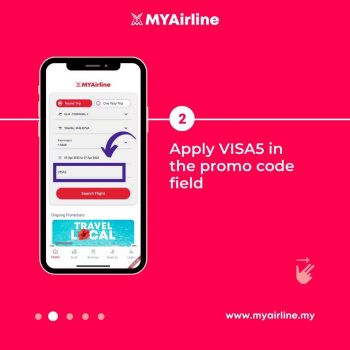 MYAirline-VISA-Promo-Code-2-350x350 - Johor Kedah Kelantan Kuala Lumpur Melaka Negeri Sembilan Online Store Others Pahang Penang Perak Perlis Promotions & Freebies Putrajaya Sabah Sarawak Selangor Terengganu 