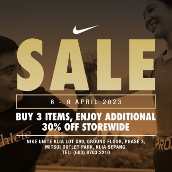 Nike-April-Sale-at-Mitsui-Outlet-Park-KLIA-Sepang-350x350 - Apparels Fashion Accessories Fashion Lifestyle & Department Store Footwear Malaysia Sales Selangor 