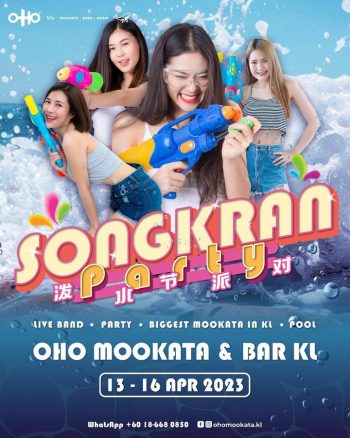 OHO-Mookata-Bar-Songkran-Party-350x438 - Beverages Events & Fairs Food , Restaurant & Pub Kuala Lumpur Others Selangor 
