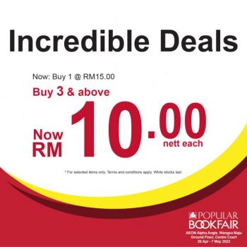 POPULAR-Book-Fair-Sale-at-AEON-Alpha-Angle-1-350x350 - Books & Magazines Kuala Lumpur Malaysia Sales Selangor Stationery 