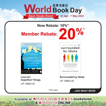 Popular-World-Book-Day-7-350x350 - Books & Magazines Johor Kedah Kelantan Kuala Lumpur Melaka Negeri Sembilan Online Store Pahang Penang Perak Perlis Promotions & Freebies Putrajaya Sabah Sarawak Selangor Stationery Terengganu 