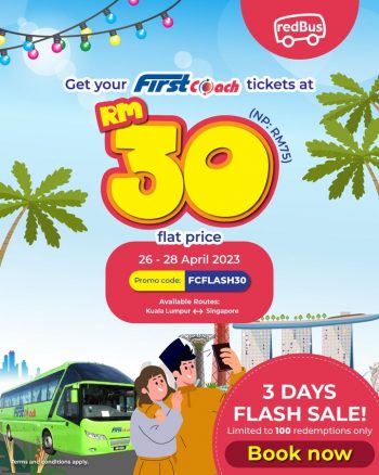 RedBus-Firstcoach-RM30-Flat-Price-Offer-350x438 - Johor Kedah Kelantan Kuala Lumpur Melaka Negeri Sembilan Pahang Penang Perak Perlis Promotions & Freebies Putrajaya Sabah Sarawak Selangor Sports,Leisure & Travel Terengganu Travel Packages 