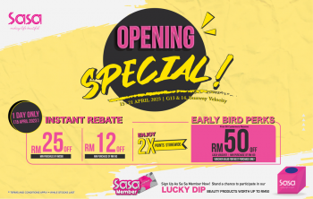 SaSa-Opening-Special-350x222 - Beauty & Health Cosmetics Fragrances Hair Care Kuala Lumpur Personal Care Promotions & Freebies Selangor Skincare 